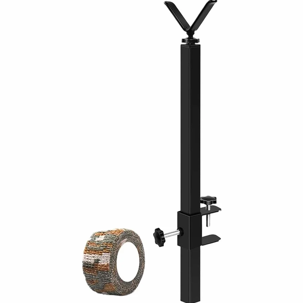 Treppiede da caccia con supporto portatile, altezza regolabile, rotazione 360°