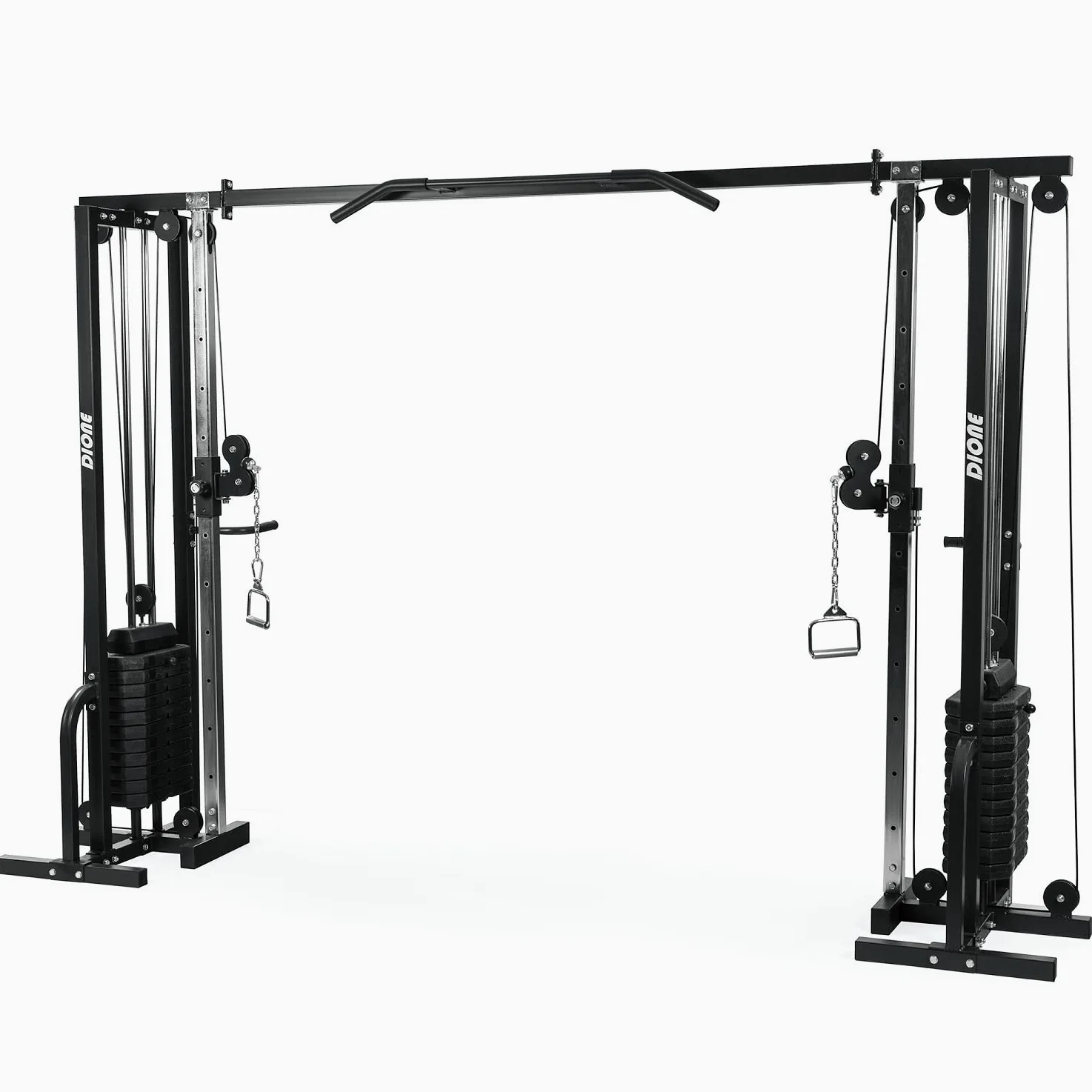 Cavo Crossover 2 x 80 kg - Dione - Stazione di allenamento - Cavo multiplo - Centro di allenamento - Home Gym