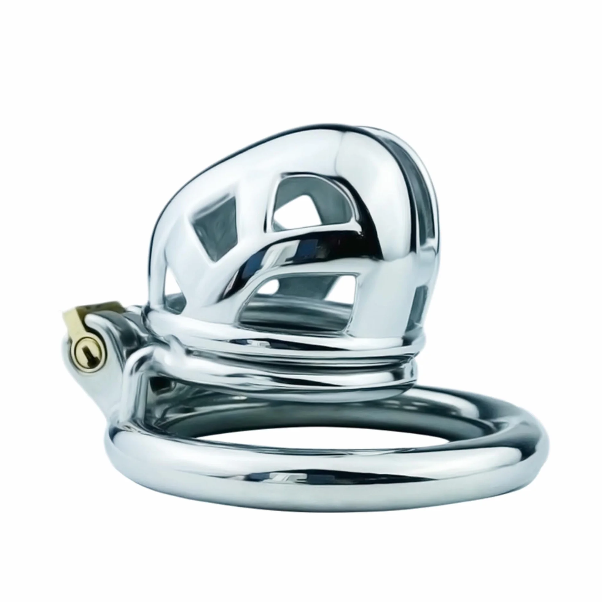 Anello da Appendere da Uomo in Acciaio Inossidabile con Chiusura Nascosta Anti-Spostamento 40mm 45mm 50mm 55mm