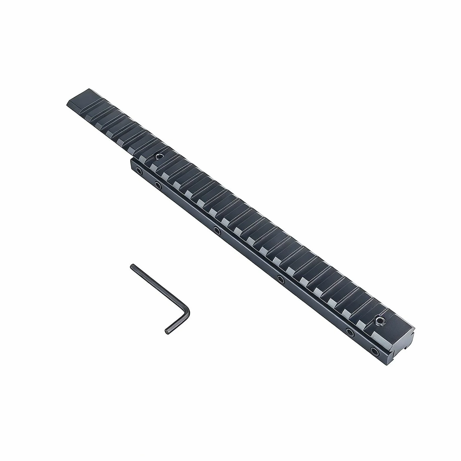 Attrezzatura Ottica Tattica Slitta Rialzata Lega Alluminio 11-20 mm Base Picatinny