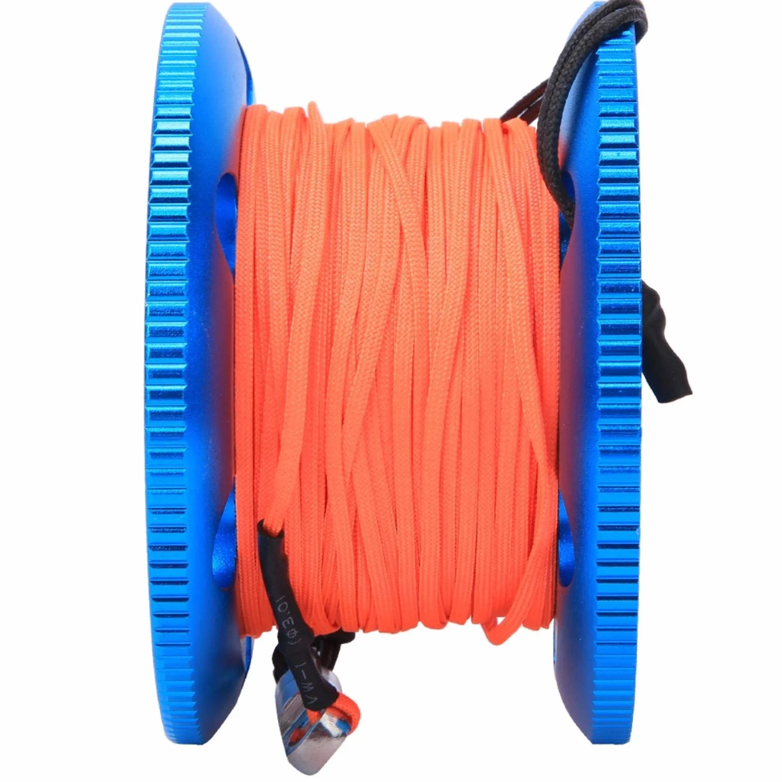 Bobina da immersione in acciaio inox arancione fluo 50 m per snorkeling subacqueo