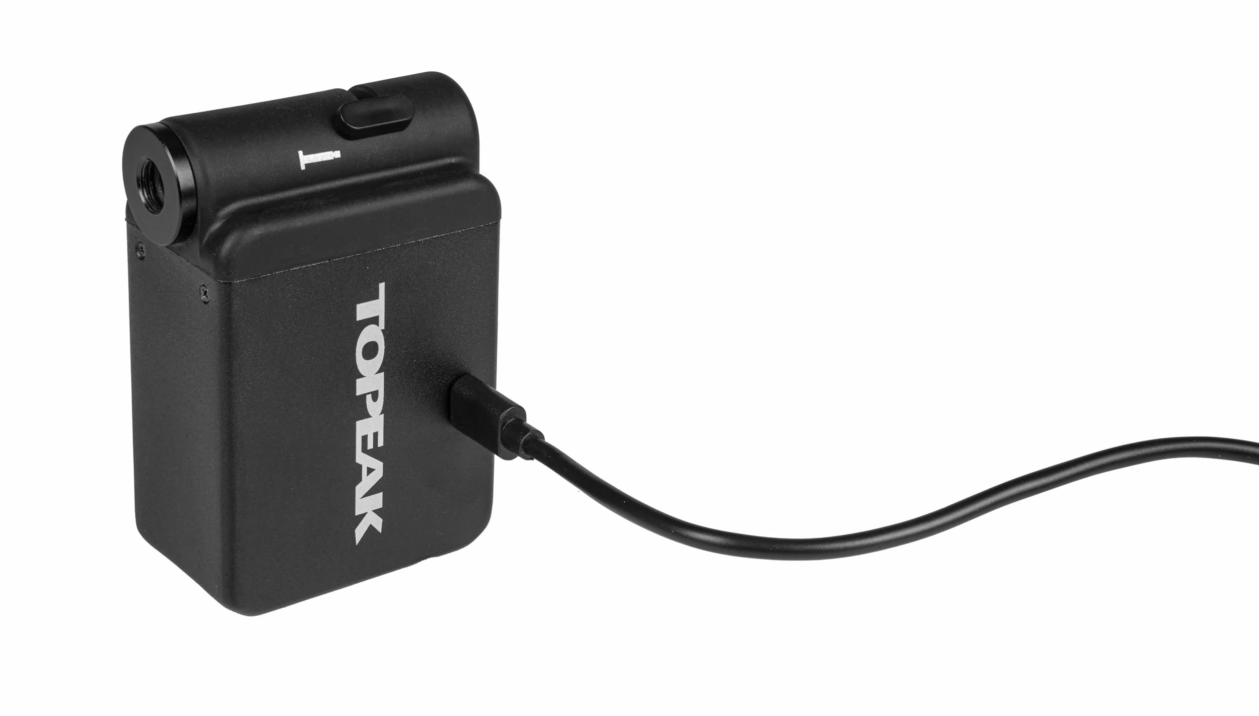 Topeak E-Booster Pompa elettrica digitale con manometro per pneumatici bicicletta nero