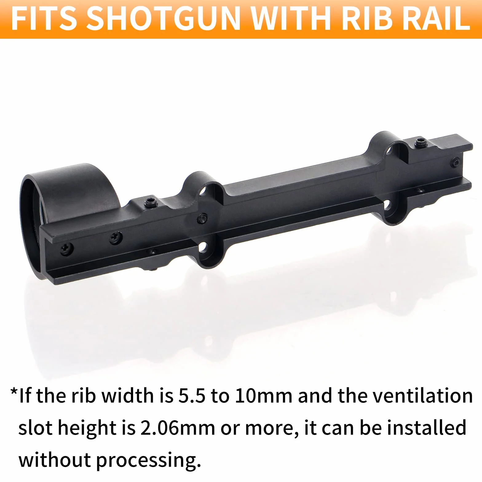 Mirino a punti rossi o verdi 3 MOA Circle Dot Sight fibra ottica leggero 10mm Rib Rail slide
