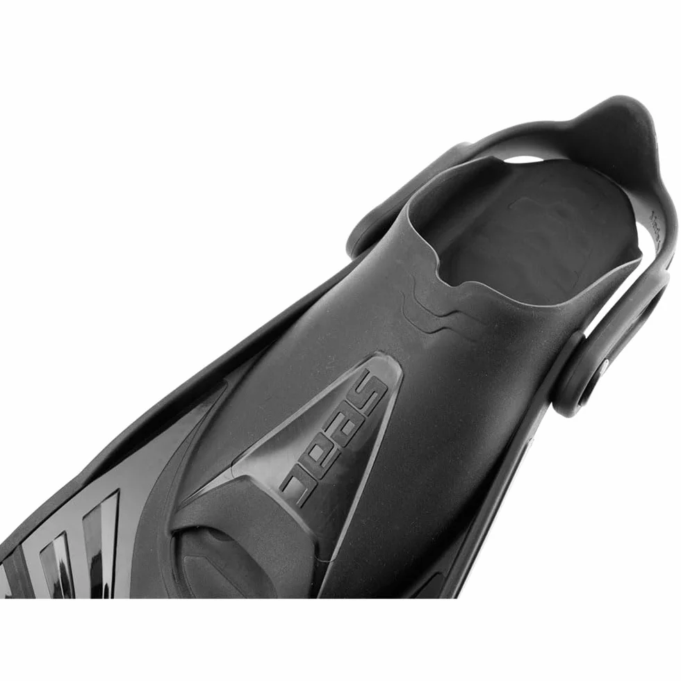 SEAC Vela OH Pinne Corte Snorkeling Nuoto Piscina Cinghiolo Regolabile Unisex Adulto