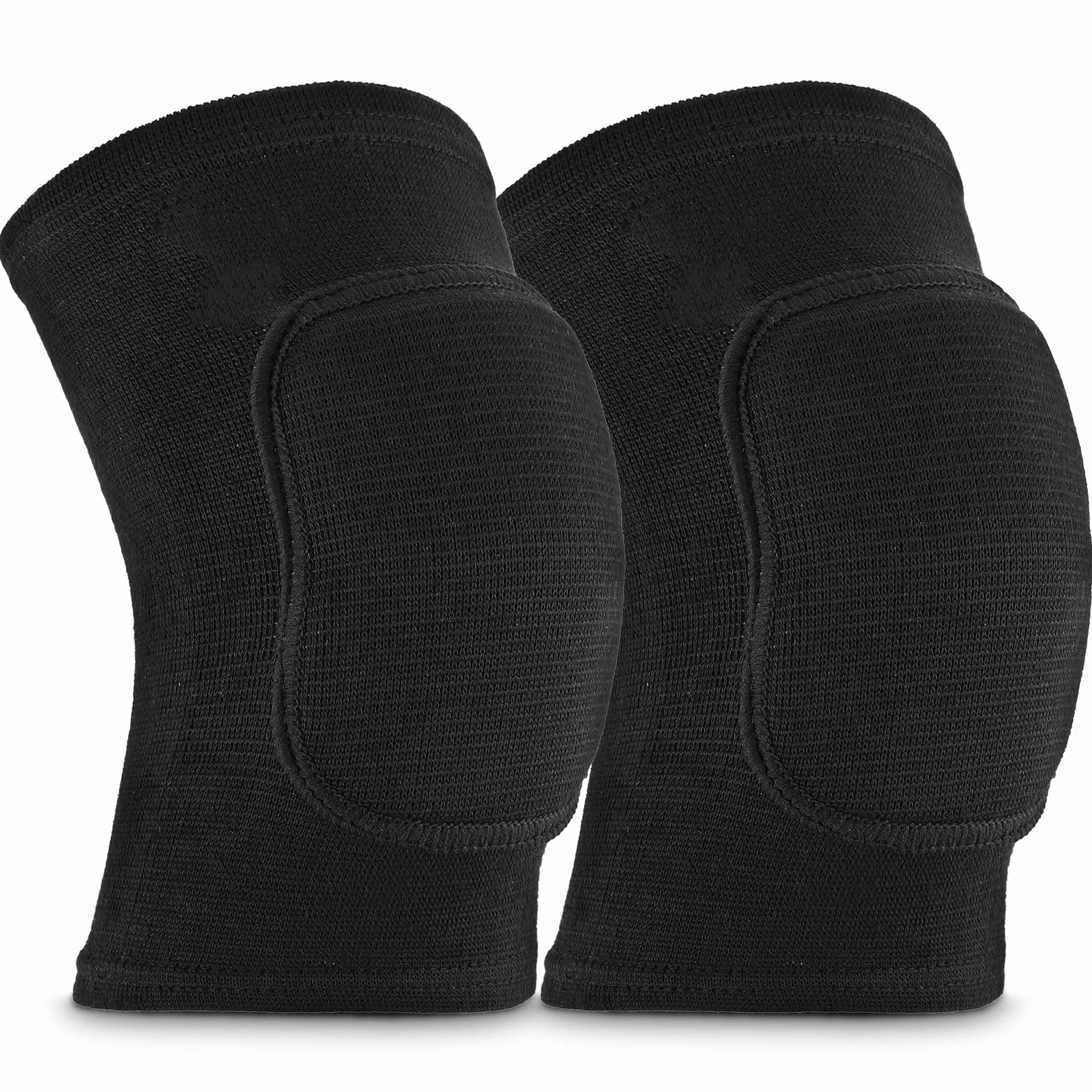 Sibba Gomitiere Compressione Braccia Supporto Fitness Ginocchia Pallavolo Basket Traspirante Bambini Uomini Donne Nero