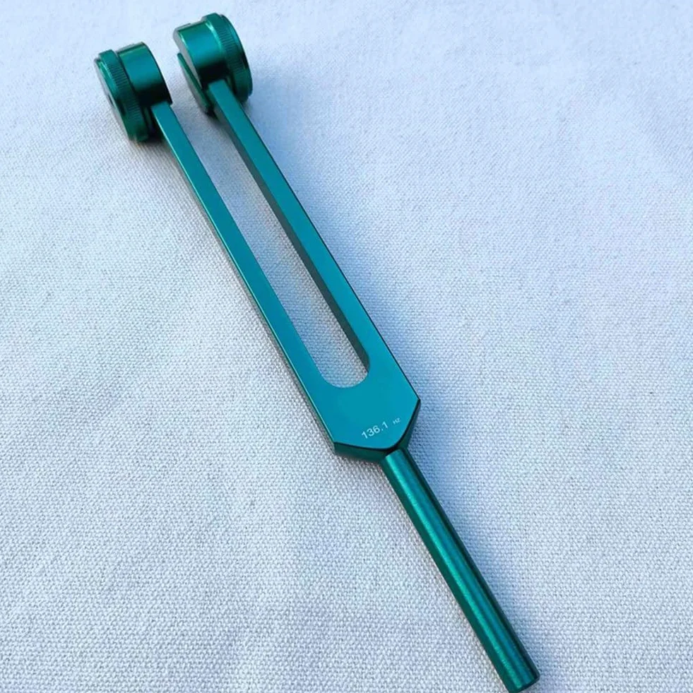 Set di forchette chakra per guarigione, terapia del suono e benessere corpo e anima