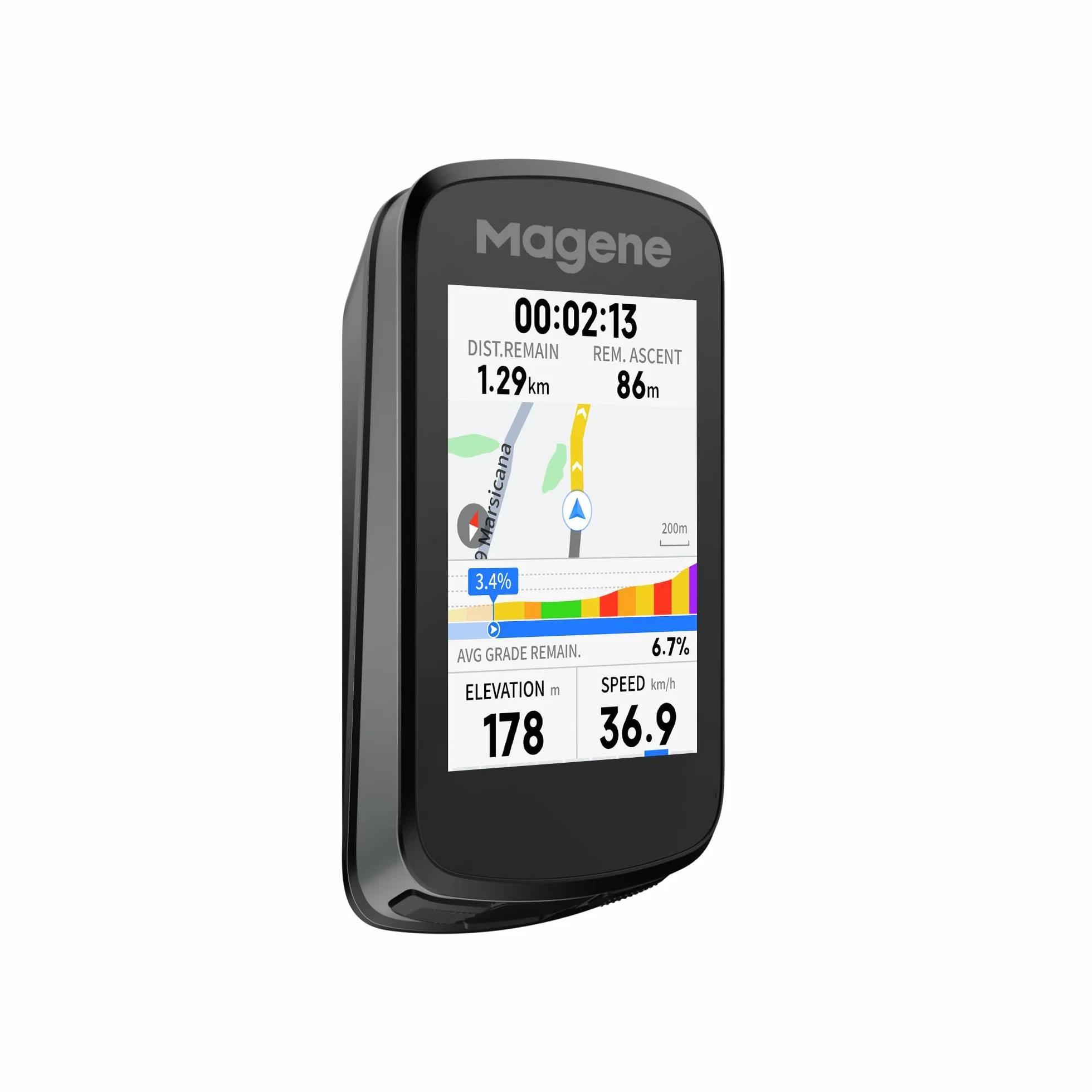 Magene C606 V2 Ciclocomputer, Wi-Fi Bluetooth, ClimbPro, Nawigacja