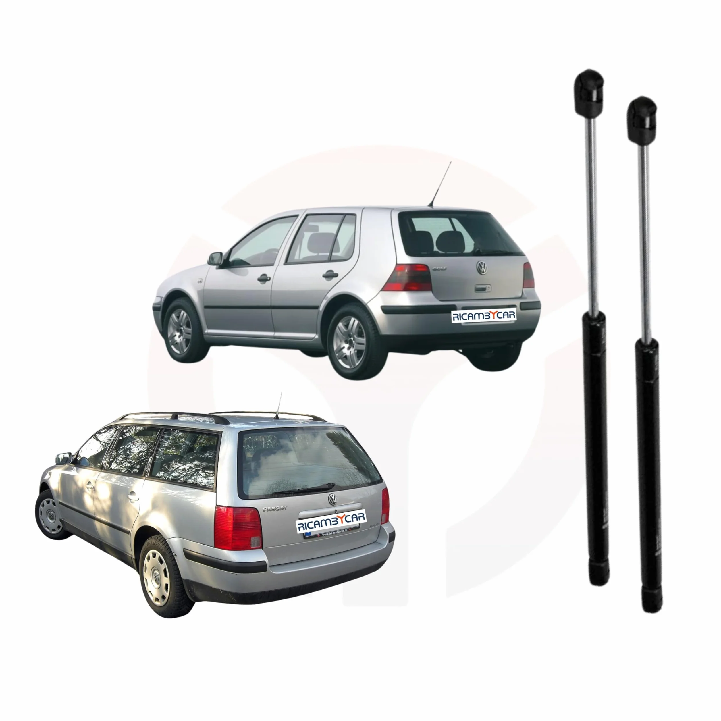 Coppia Molle a Gas Portellone Posteriore Compatibile con Volkswagen GOLF IV 97 > PASSAT VARIANT 2000> 2005