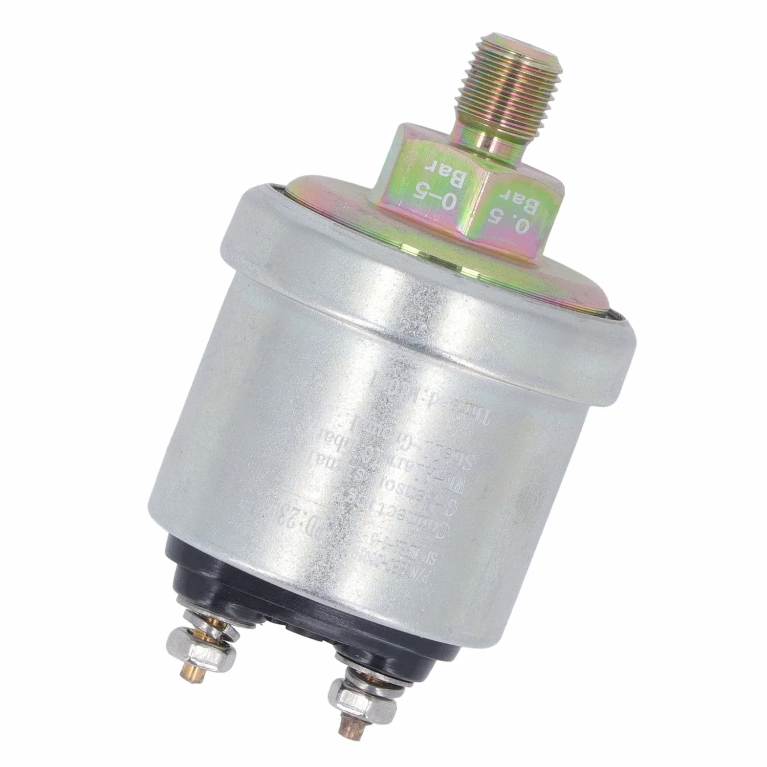 Sensore di Pressione Olio Motore in Ottone, M10x1 Filettatura Maschio 1/8NPT, Alta Pressione 0-5 bar, Resistente al Calore