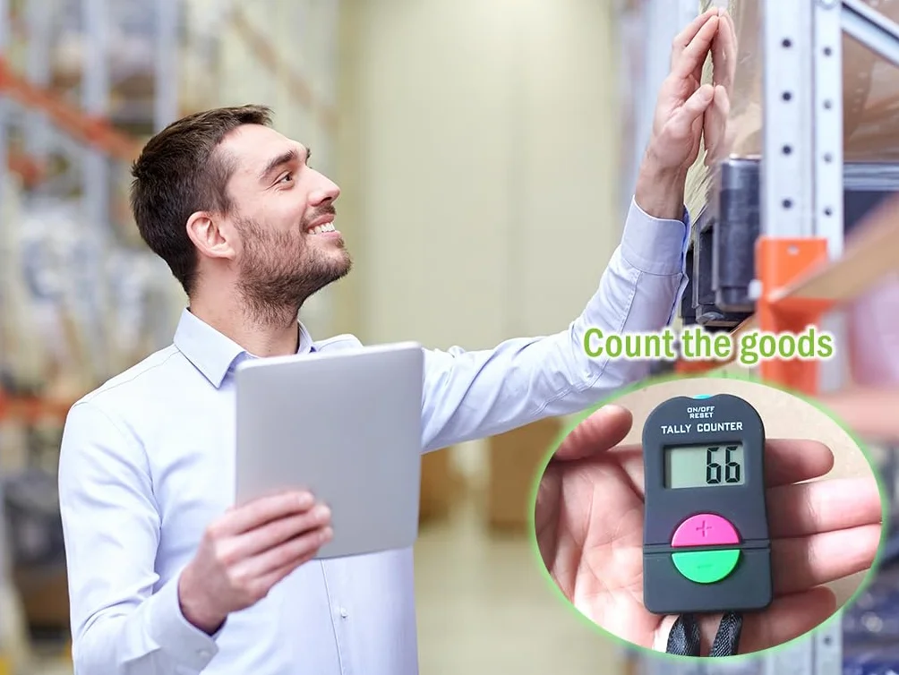 Contatore Digitale Manuale Elettronico Clicker 2 Pz per Golf Corsa Nuoto Competizioni