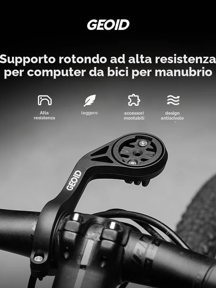 GEOID Supporto Computer da Bici Montatura Anteriore Compatibile Garmin Wahoo Bryton Magene Cycplus CooSpo XOSS GoPro