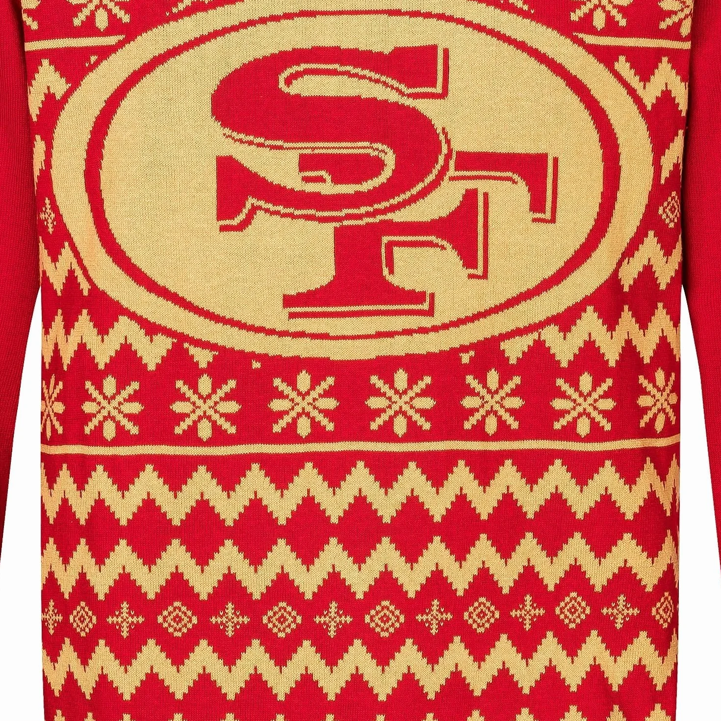 NFL San Francisco 49ers Ugly Sweater Big Logo Christmas Pullover