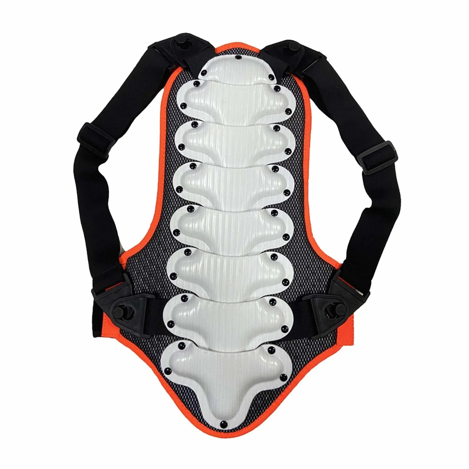 Paraschiena per bambini, per motocross, per equitazione, discesa, S, colore: bianco