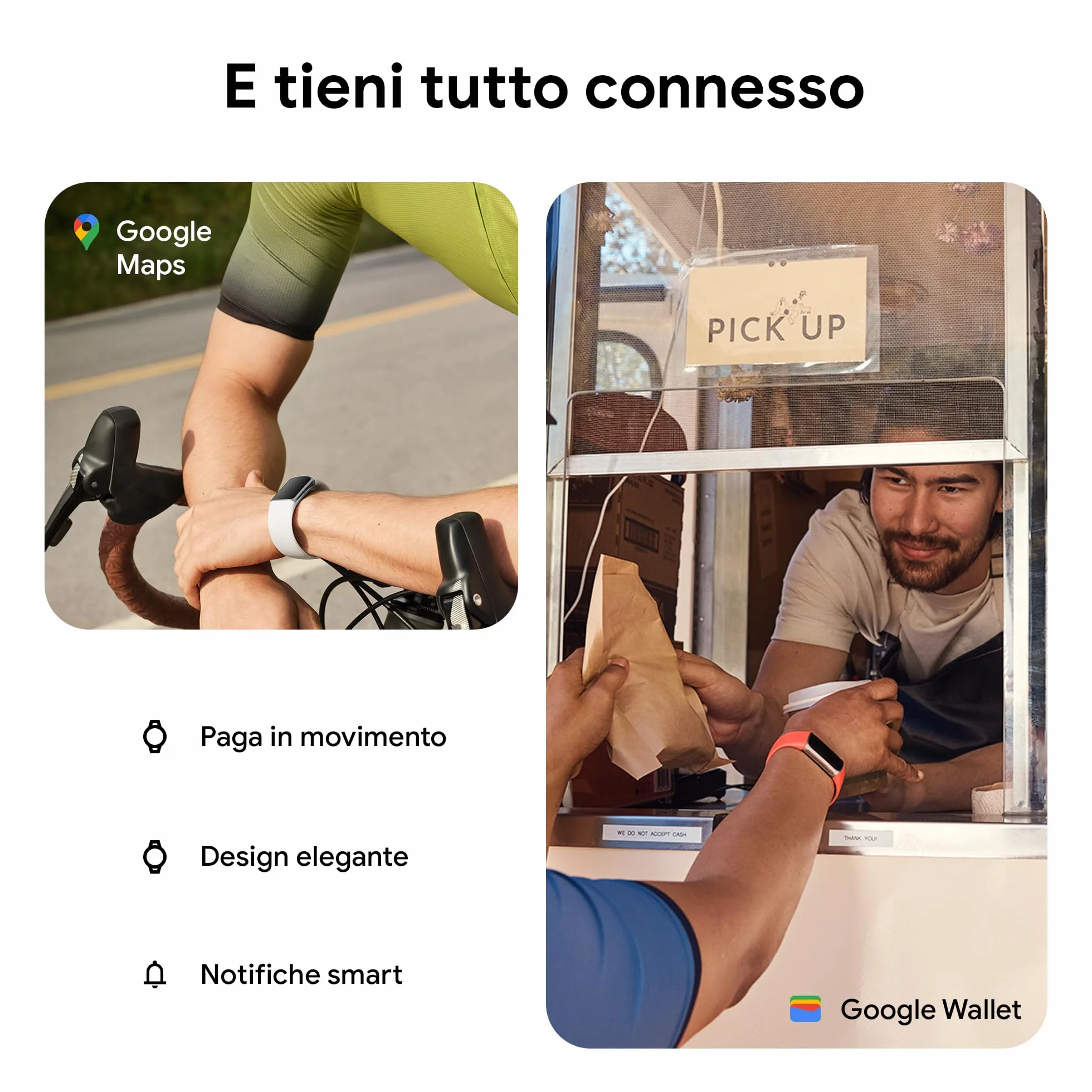 Google Fitbit Charge 6 Activity tracker con abbonamento Premium 6 mesi incluso 7 giorni batteria Google Wallet Maps