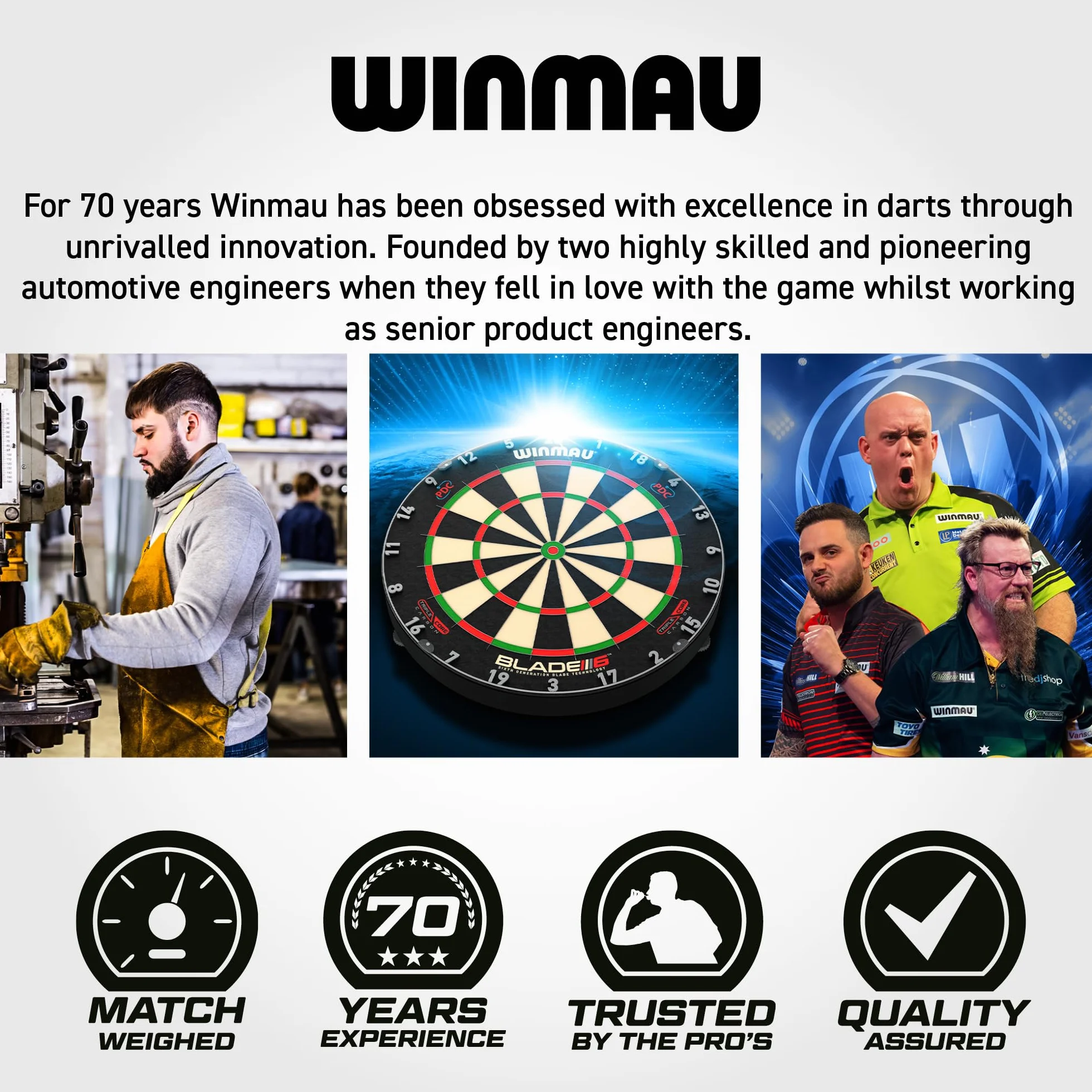WINMAU Punti di commutazione Punta in acciaio al carbonio Meccanismo filettato a cambio rapido 26 mm 30 mm