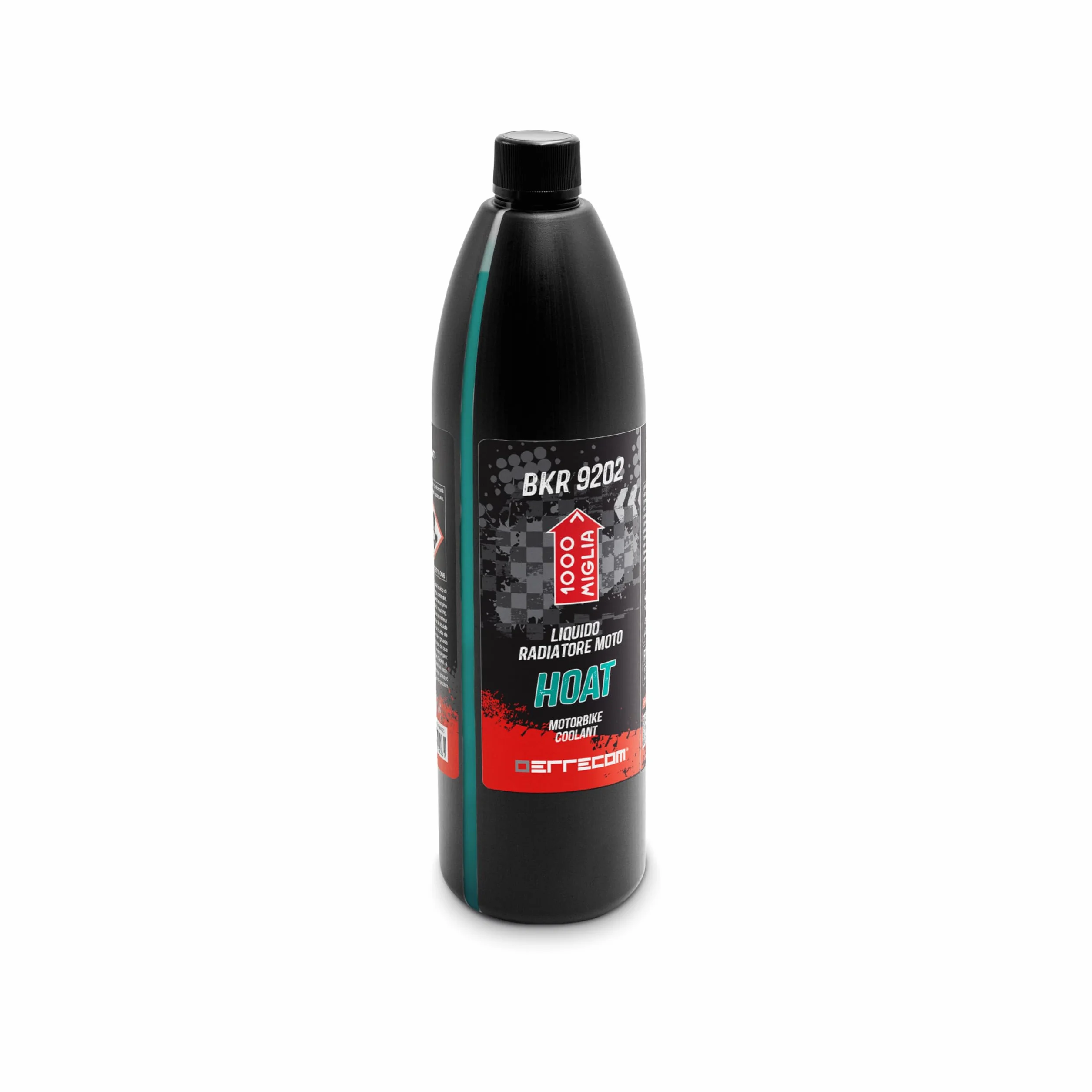 ERRECOM 1000 Miglia BKR 9202 Liquido Radiatore Moto HOAT -38°C/+125°C, Antigelo Pronto all’Uso Hybrid Oat, 1 litro - Blu