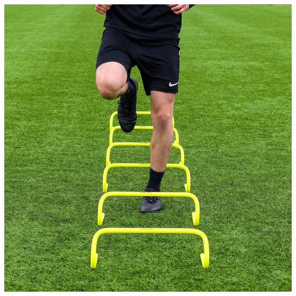 Set di 5 Ostacoli per Allenamento Velocità Forza Agilità Altezza 23 cm