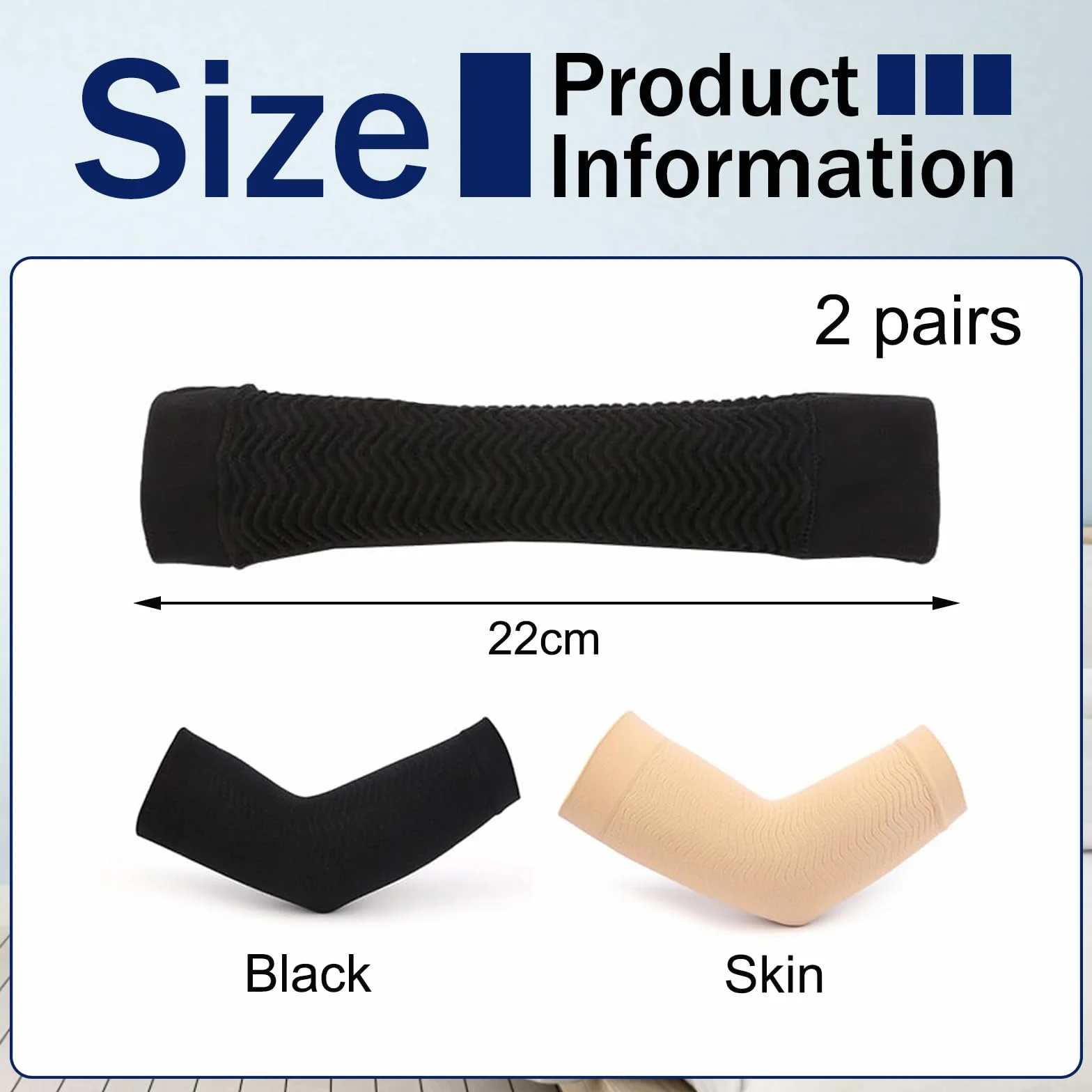 Fasce Palestra Compressione Dimagrante Braccio Maniche Shaper per Sport Fitness Corsa 4 Pezzi