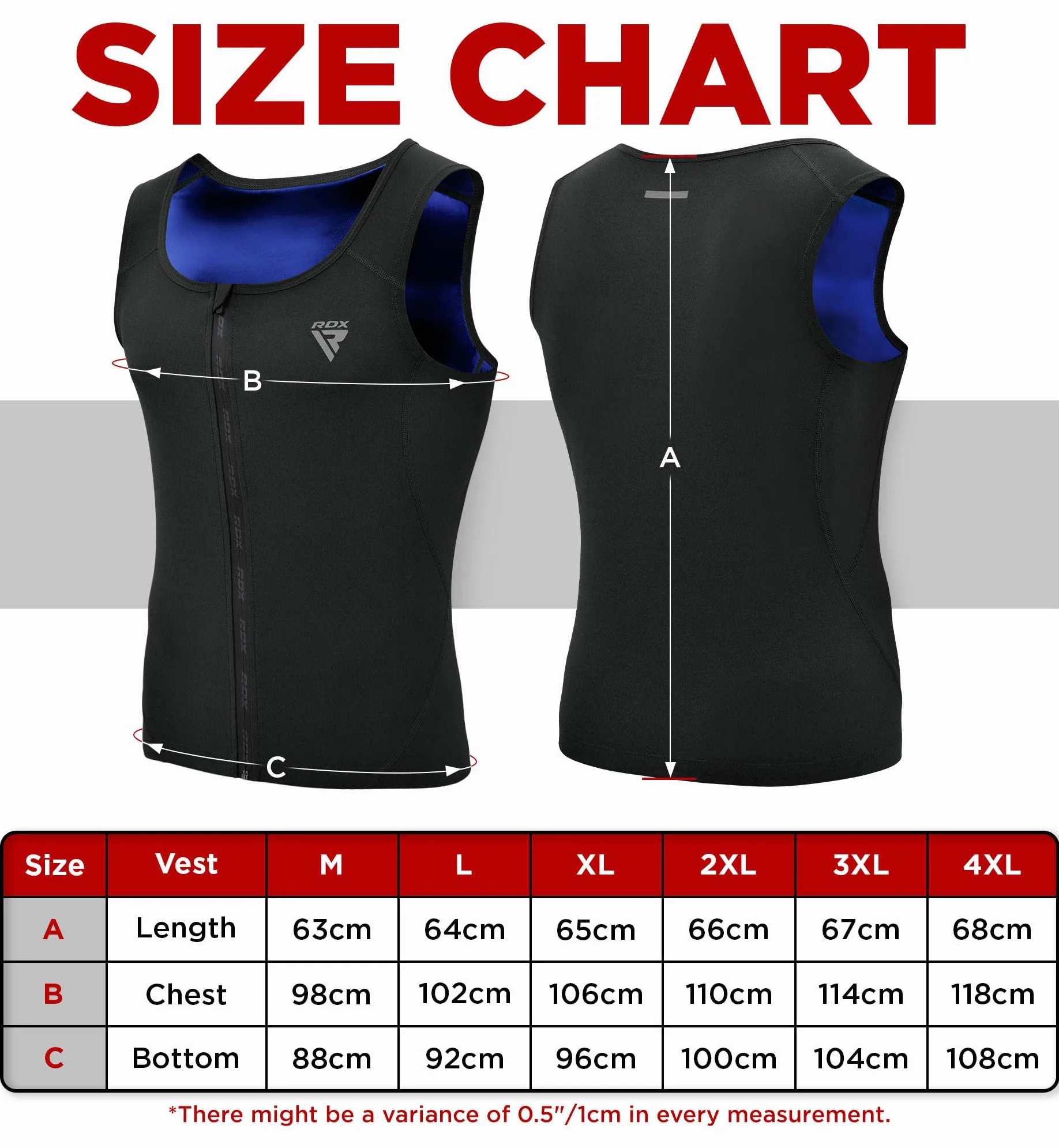 RDX Gilet Sportivo da Uomo Sauna Shapewear Oeko Tex 100 Certificato Senza Maniche Perdita di Peso Allenamento Fitness
