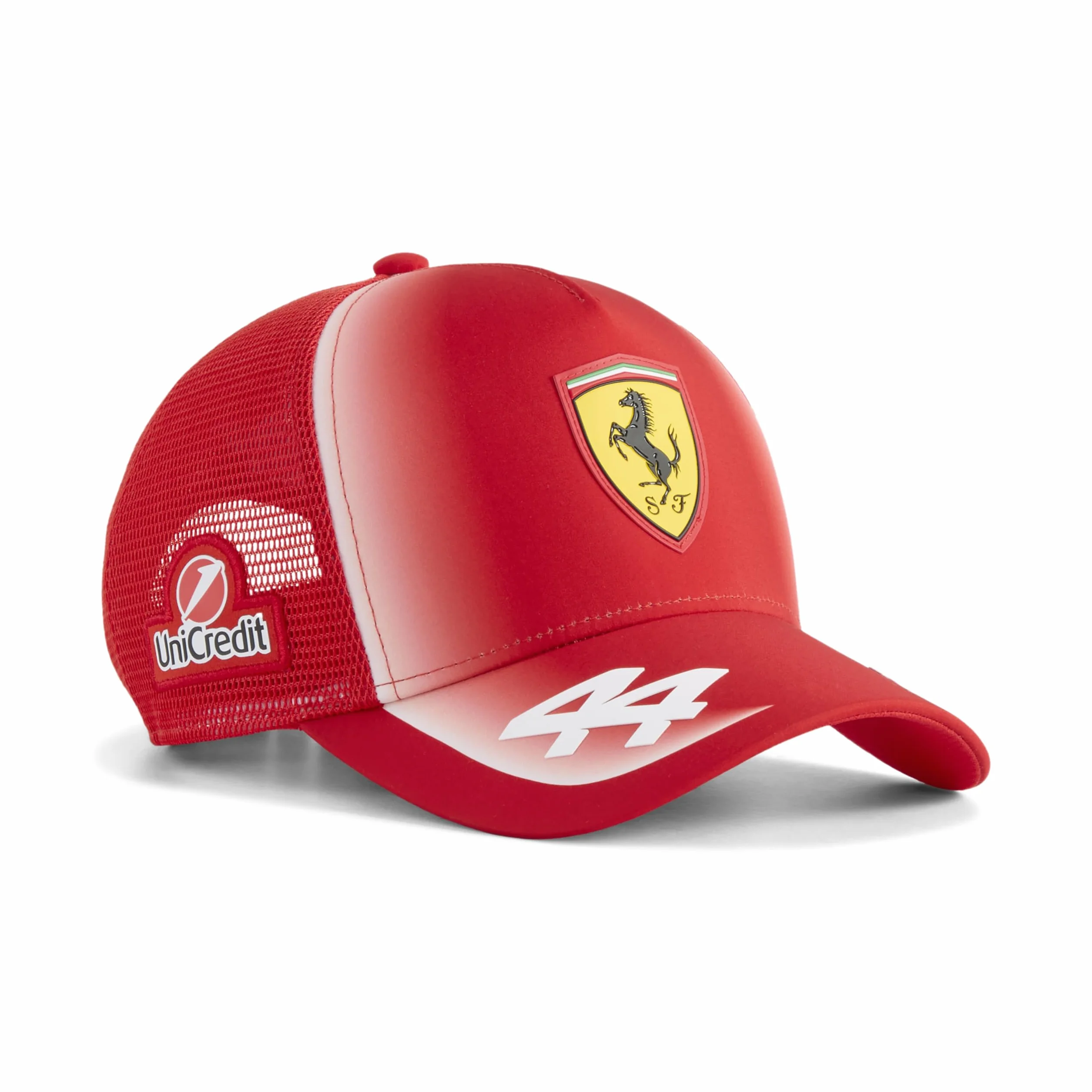 PUMA Scuderia Ferrari F1 2026 Cappellino Trucker Bambino Lewis Hamilton Rosso