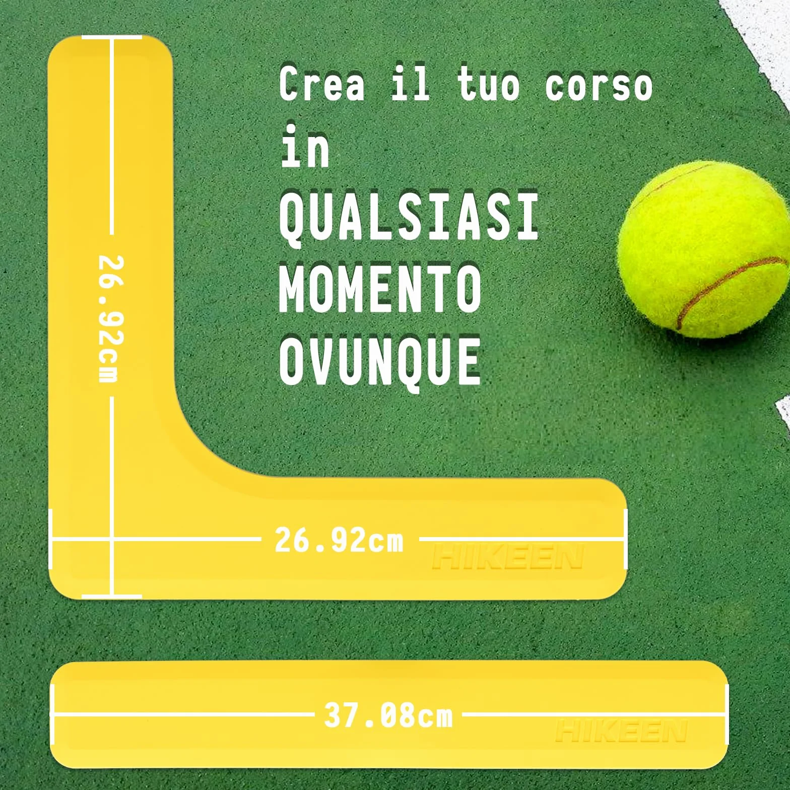 BOOSTEADY Kit Marcatori Linee Campo Pickleball 28 Pezzi Anti-Scivolo Resistenti al Vento