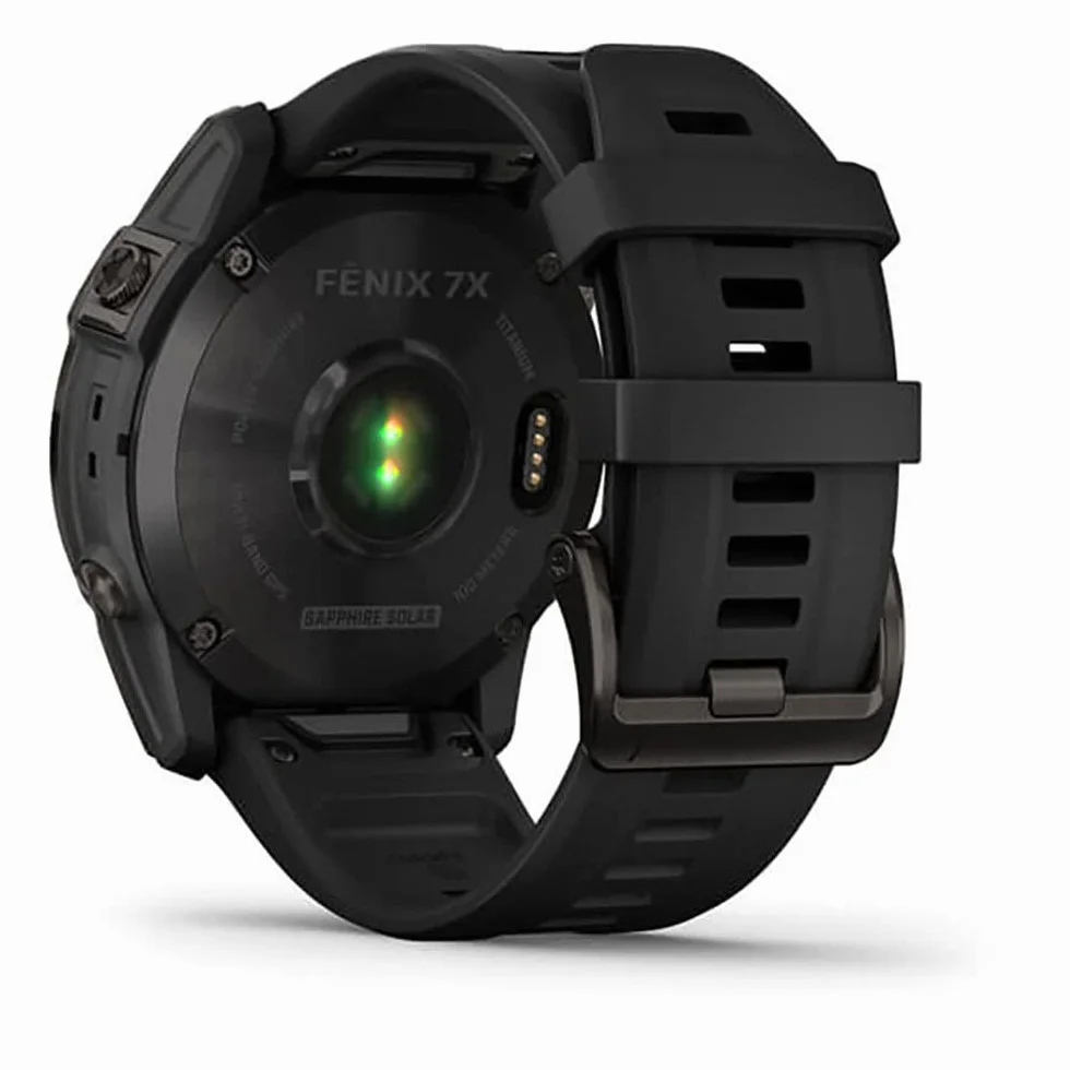 Garmin Fenix 7X Sapphire Solar Grigio Carbonio DLC Titanio Rinnovato