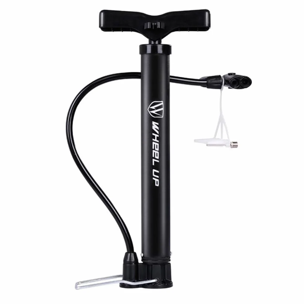 Letton Pompa da pavimento portatile per bicicletta 8 bar valvole Presta Schrader ago multifunzione