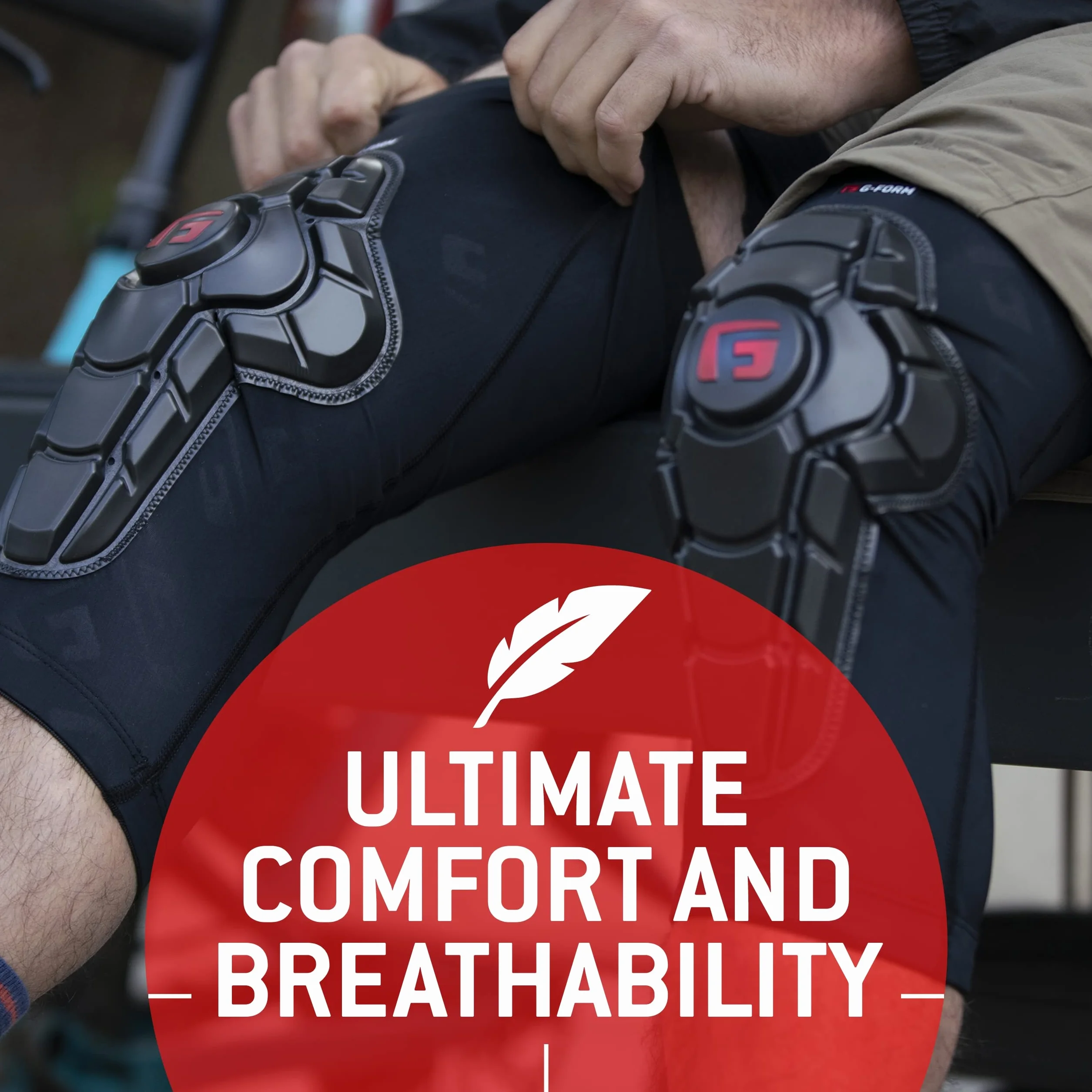 G-Form Youth PRO-x3 Knee Guard Ginocchiera Unisex Adulto