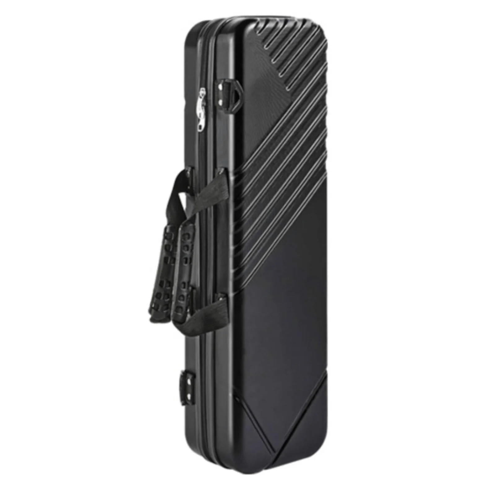 Harilla Fishing Rod Case con Custodia Rigida Modellata Borsa Porta Canne da Pesca Chiusura Zip Scomparto Multiplo Adatta per Pescatori Viaggi Uso Quotidiano, Array, Nero, 95cm