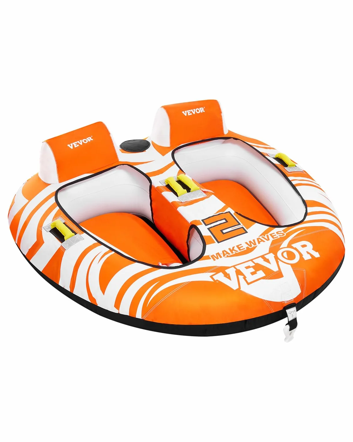VEVOR Tubo Trainabile per Barche Capienza 2 Persone Carico Max 154 kg Gonfiabile Sport Acquatici
