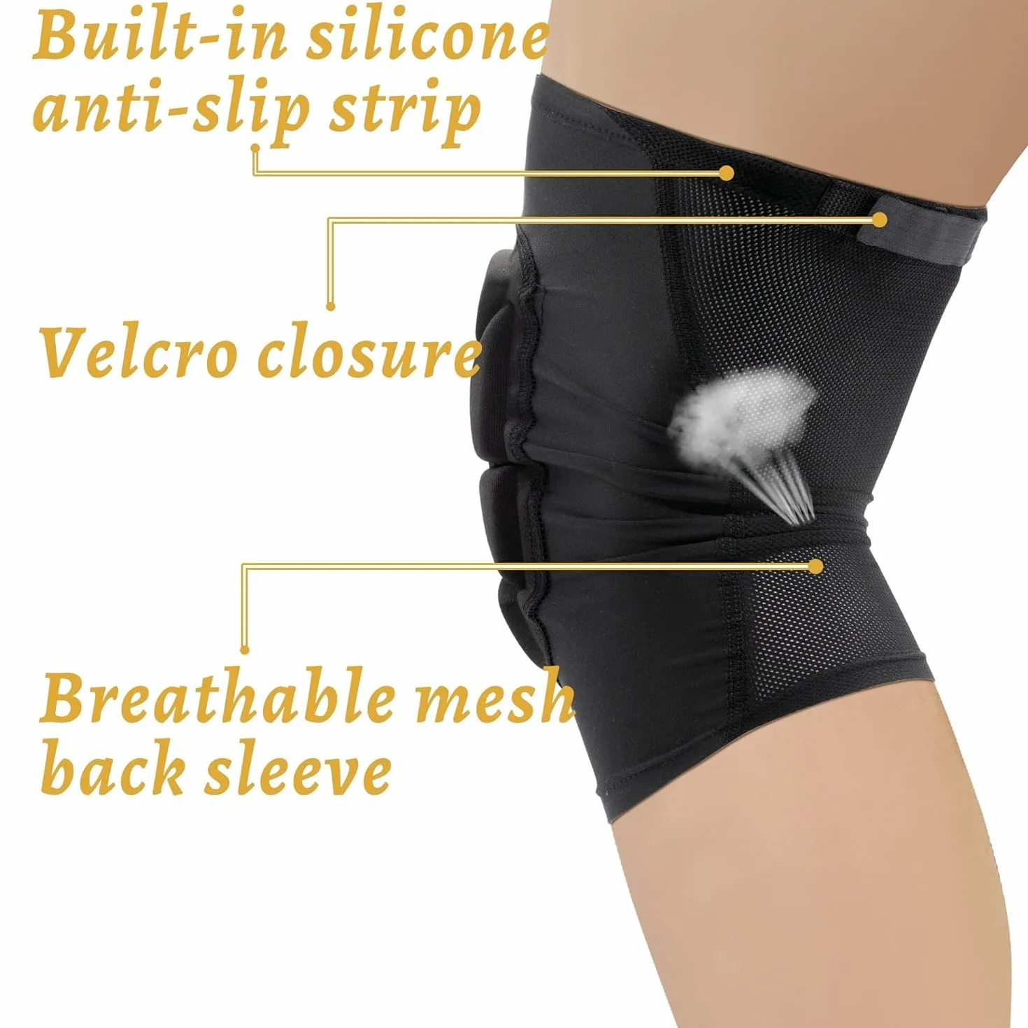 ONTYZZ Ginocchiere Pallavolo Bambina 1 Paia Protezioni Ginocchio Sport