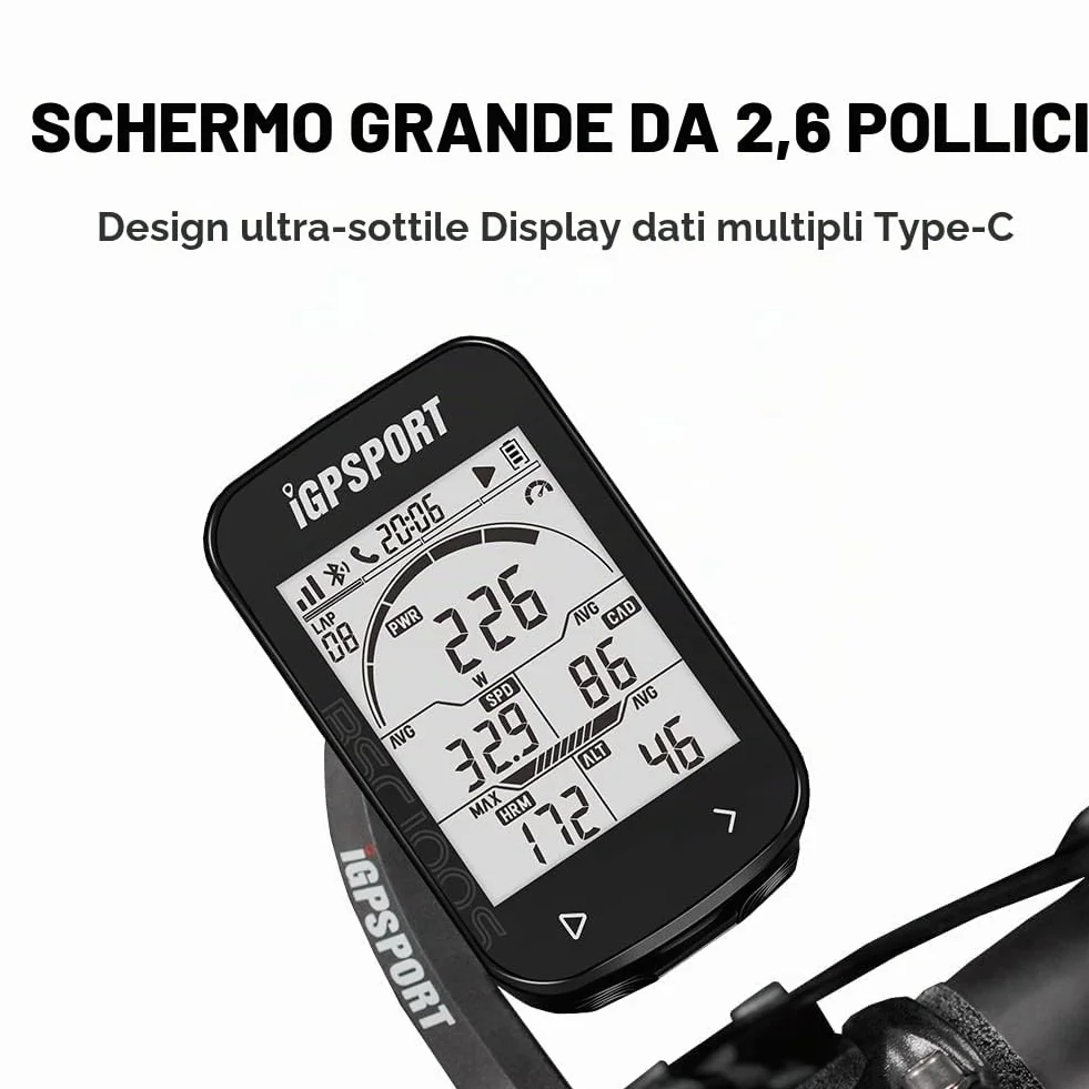 iGPSPORT BSC100S Ciclocomputer GPS ANT+ Senza fili Impermeabile