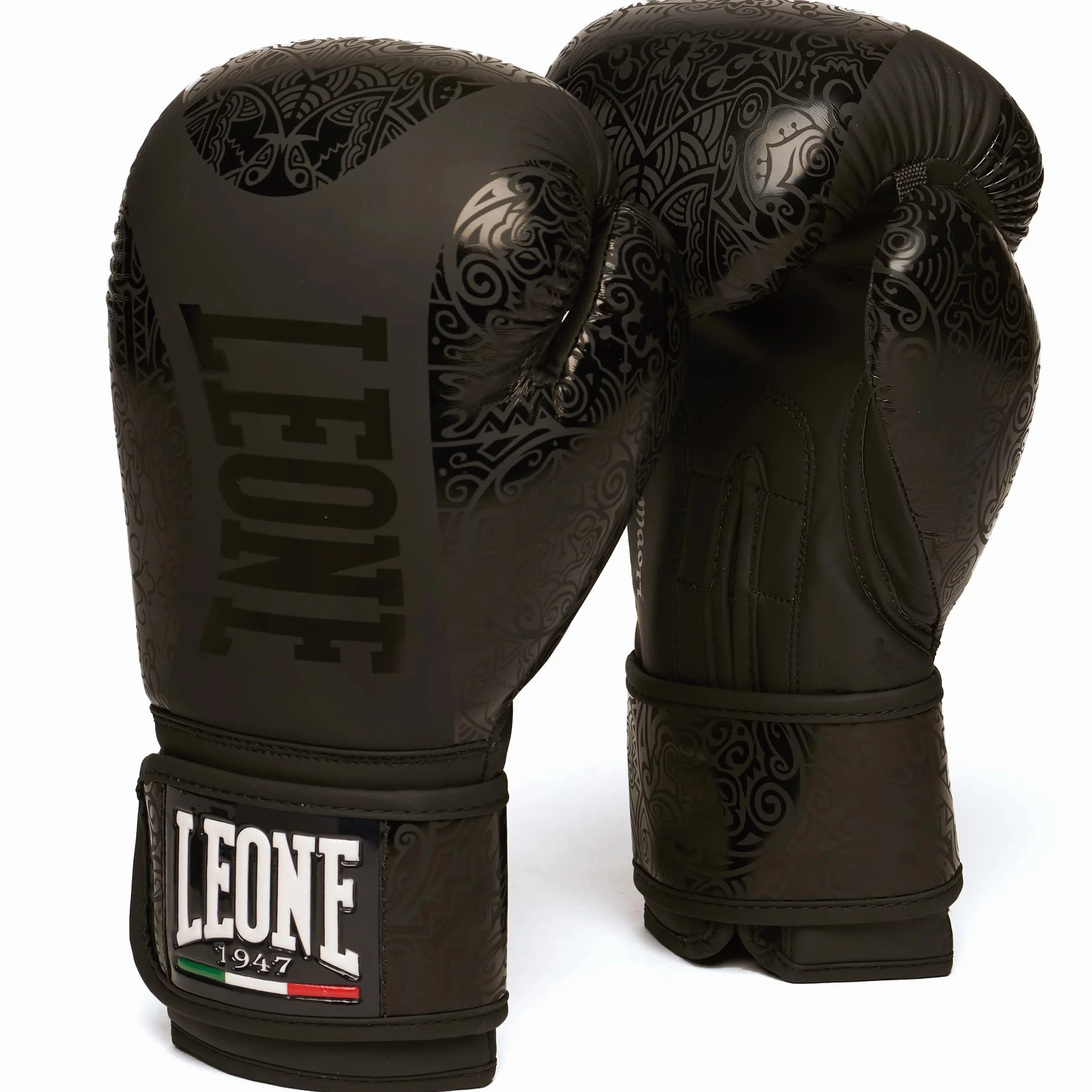 LEONE 1947 GUANTI BOXE MAORI nero/10OZ - GN070