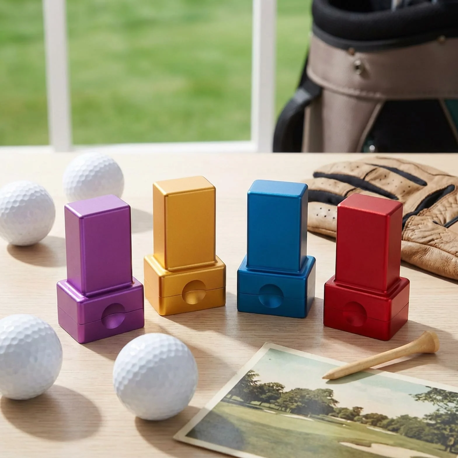 Drawelry Timbro Personalizzato per Pallina da Golf, autoadesivo con monogramma Nome Logo Iniziale, Accessori Palline da Golf
