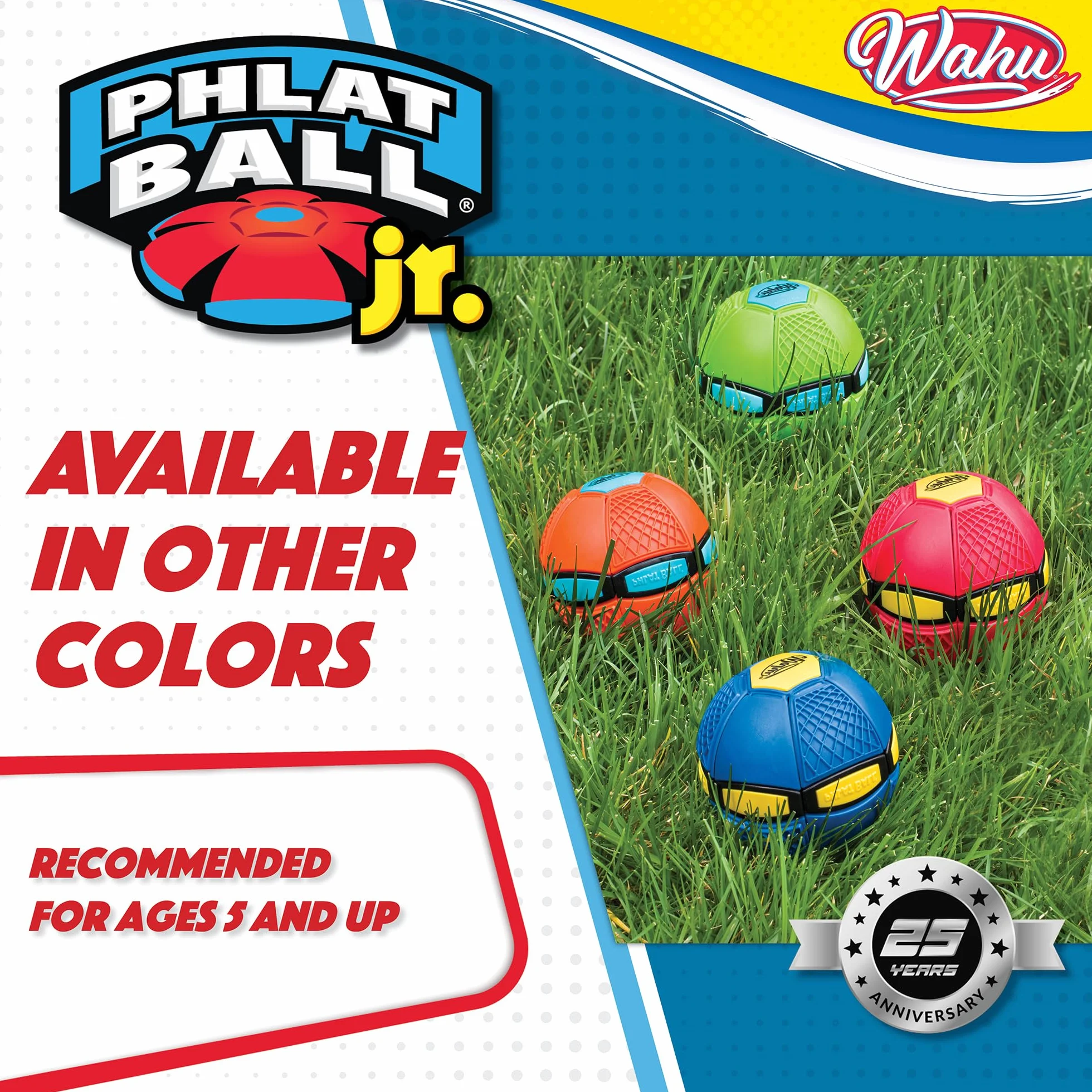 Wahu Phlat Ball Junior Verde Gioco all'aperto Lancia disco prende palla