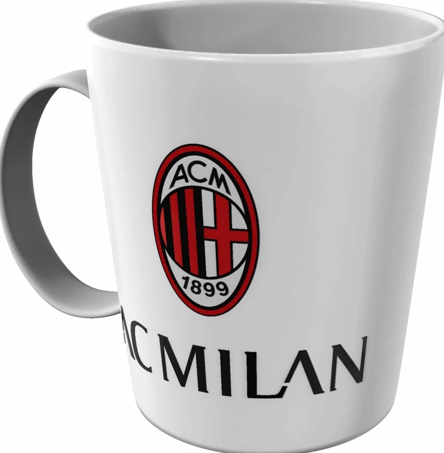GMM Tazza Melamina Rosso Nero Milano