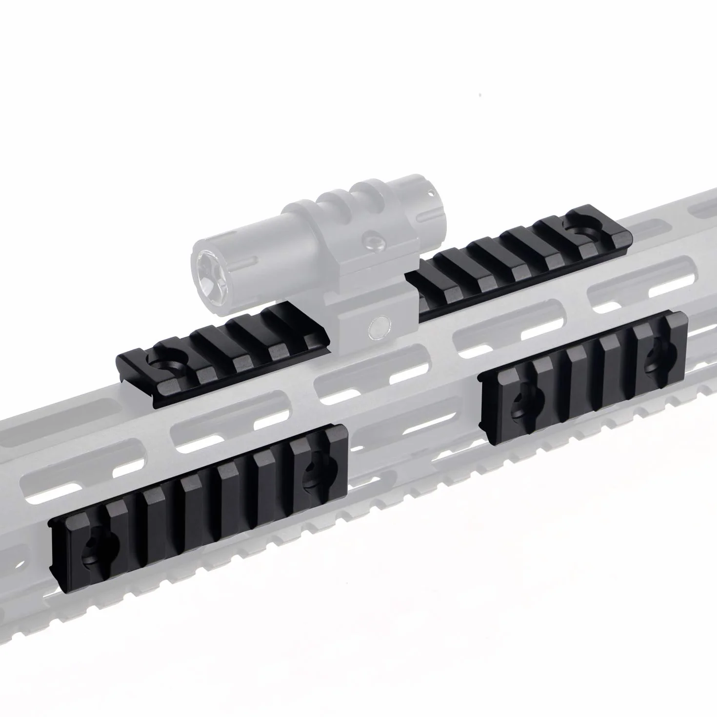 Picatinny Rail 5-Slot 7-Slot 13-Slot Alluminio Leggero 3 Pezzi per Caccia