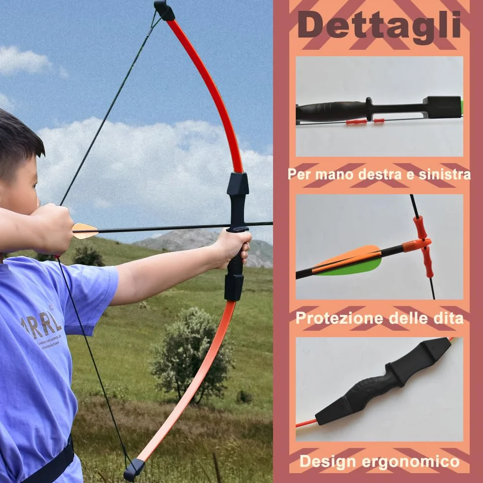 Set di Tiro con l'Arco per Adulti e Principianti con Faretra e Bersaglio