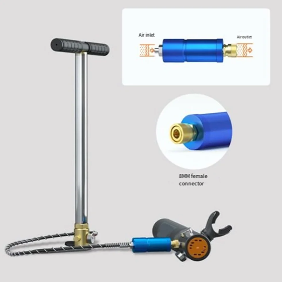 Mini Manual Air Pump - High Pressure Rebreather Diving Equipment