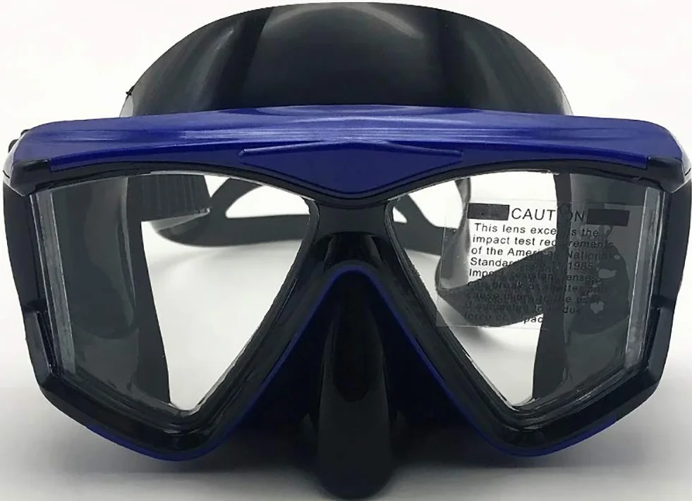 Maschera subacquea con diottria OWN4B lenti in resina per adulti e bambini miopia