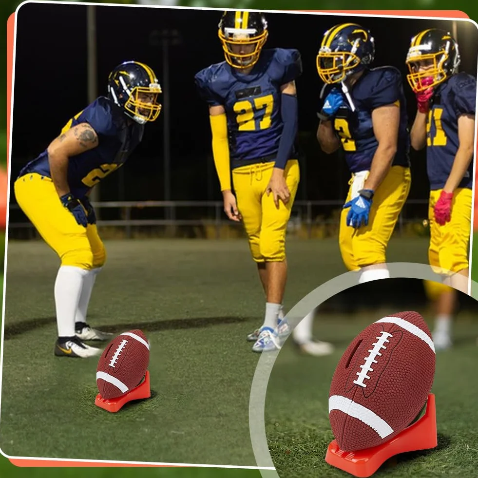 NBEADS Supporto per Pallone da Calcio Football Americano con Tee da Calcio Rugby