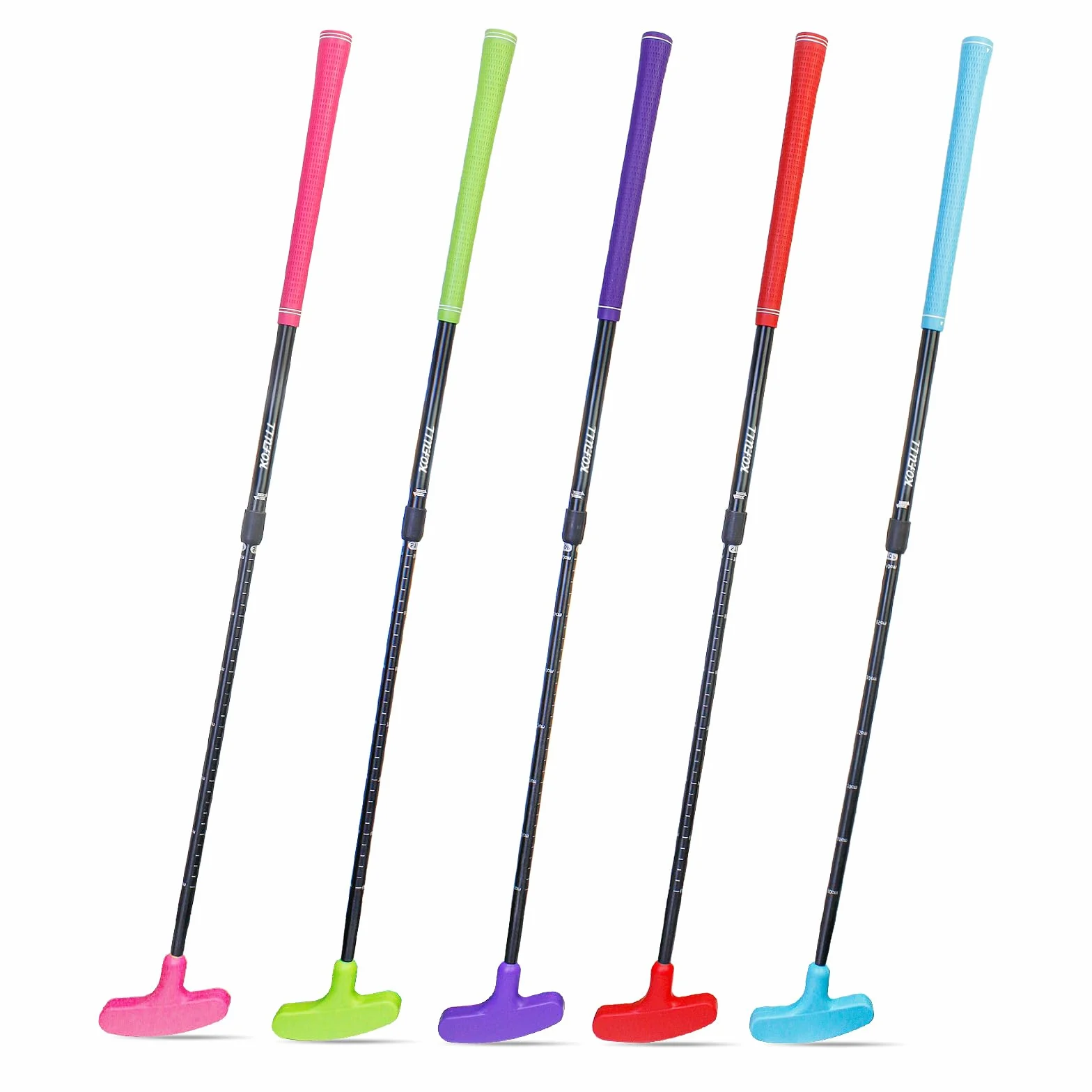 KOFULL Putter da golf bidirezionali Confezione da 5 Lunghezza regolabile