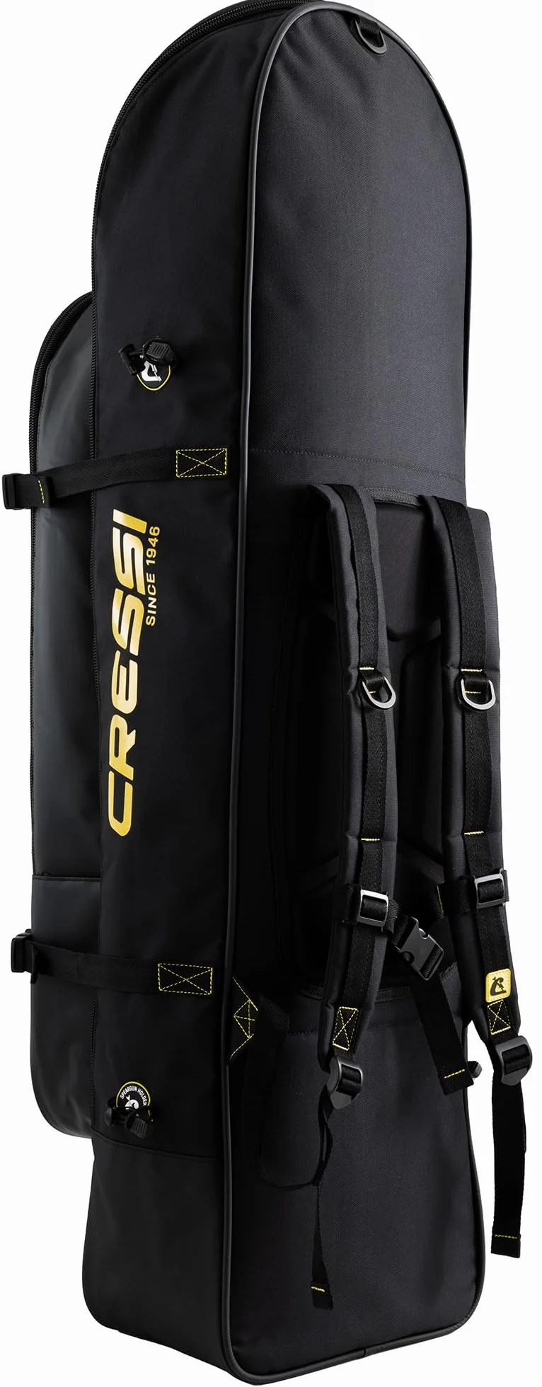 CRESSI Piovra Dry Fins Backpack Borsa a Zaino Idrorepellente per Pinne a Pala Lunga