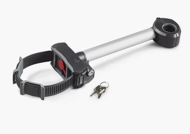 Uebler Portabiciclette con Cinghie a cricchetto per 2a Bicicletta, Rimovibile (portabiciclette per 3 Biciclette)