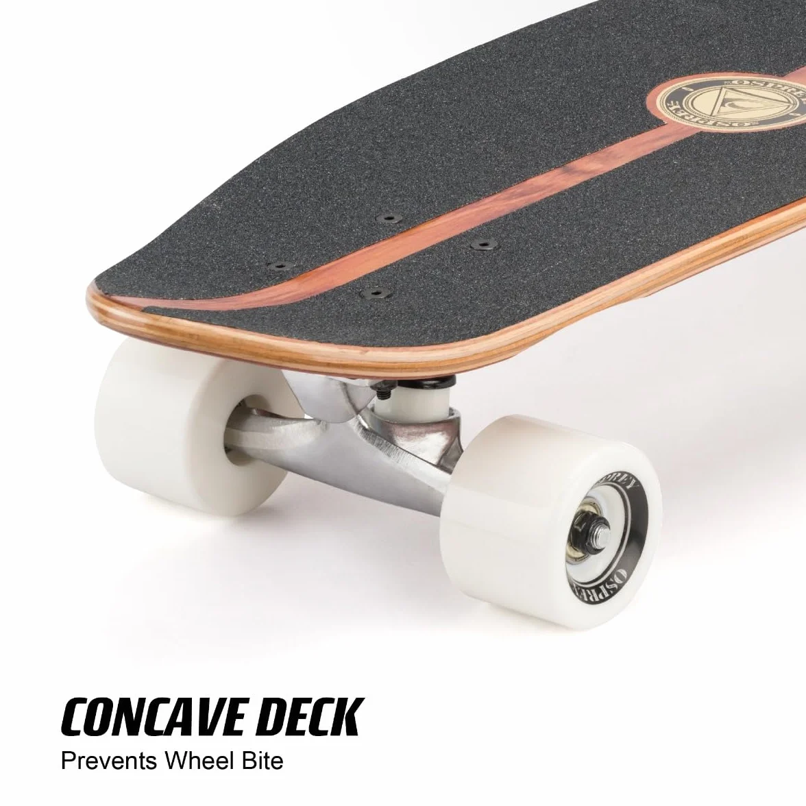 Osprey Unisex Singolo kicktail Complete Skateboard Cruiser