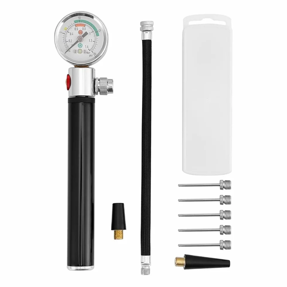 DONGKER Pompa Palloni Mini Pompe Pallacanestro con Manometro