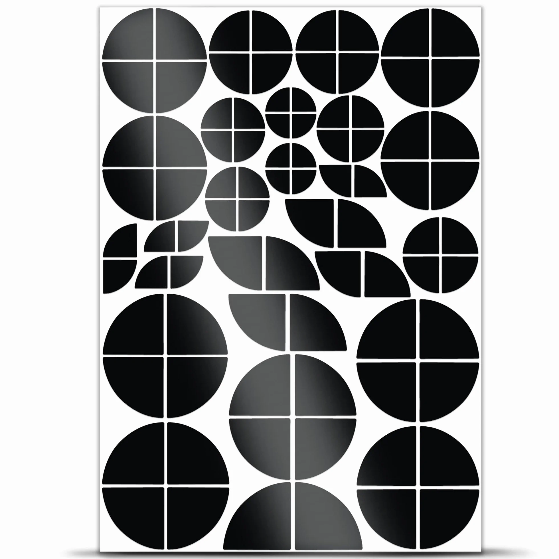 86 pezzi, adesivi per angoli, compatibili con logo BMW, adesivi autoadesivi, impermeabili, accessori per moto, pellicola 86 pezzi, colore nero lucido, D 57 G
