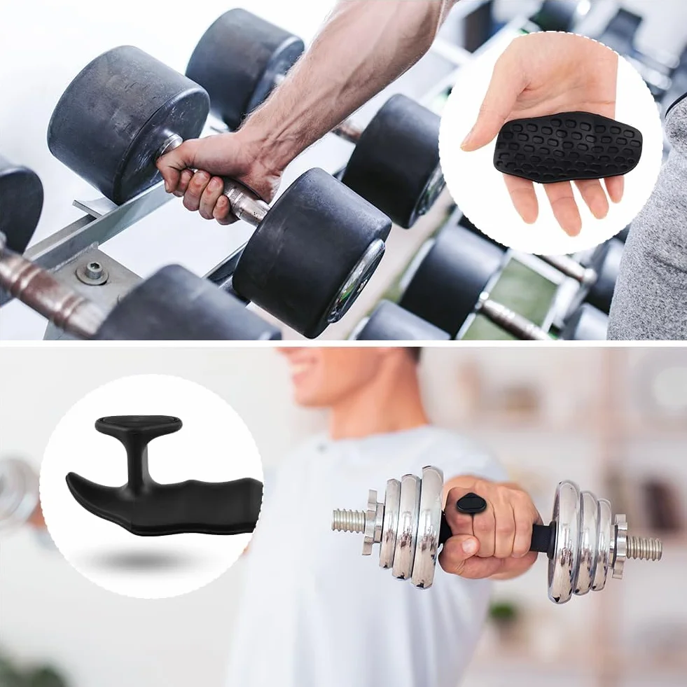 flintronic Impugnature da Palestra Antiscivolo in Silicone per Sollevamento Pesi e Trazioni