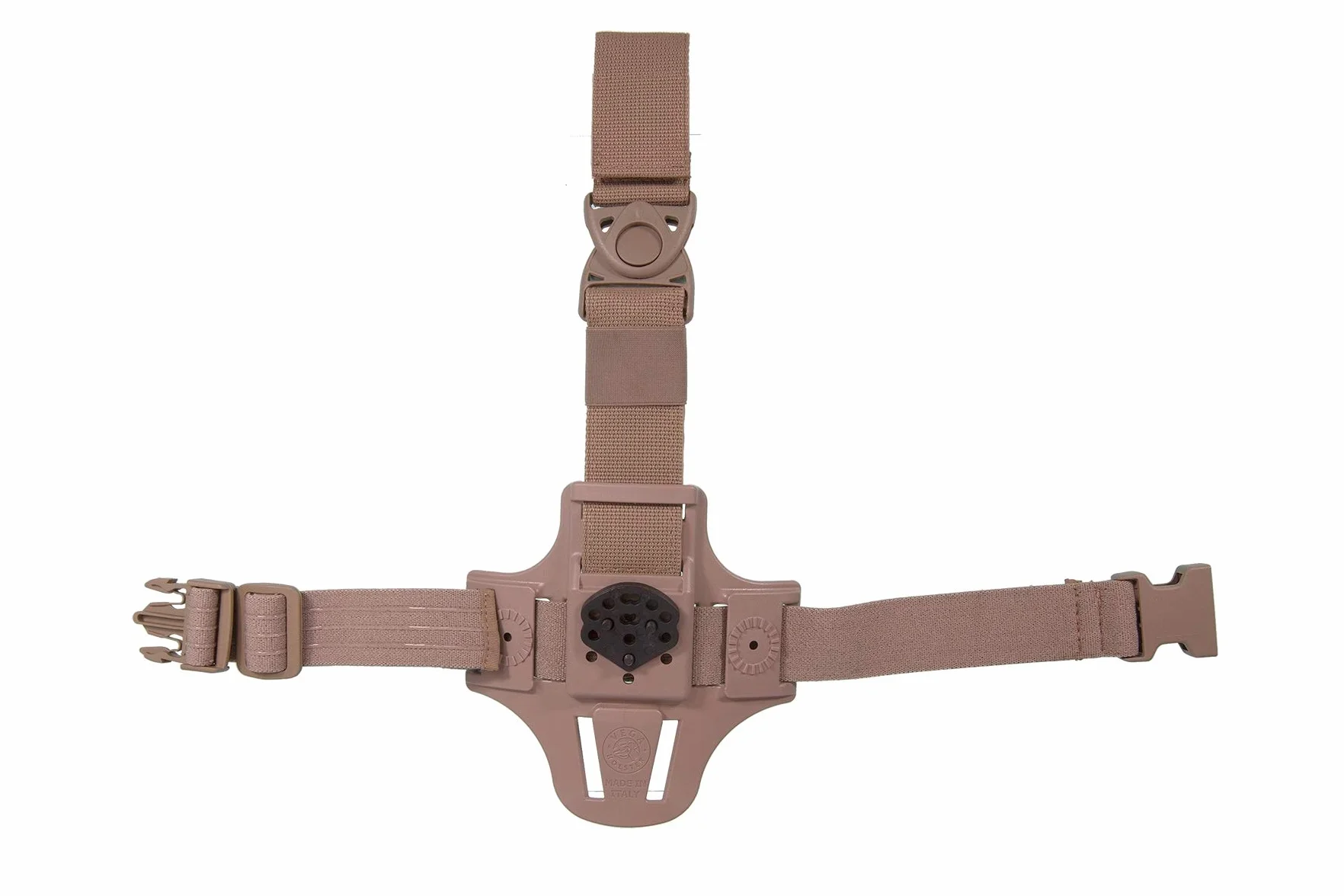 VEGA HOLSTER Piattaforma Cosciale Compatta 8K17 per Fondina e Accessori Tan