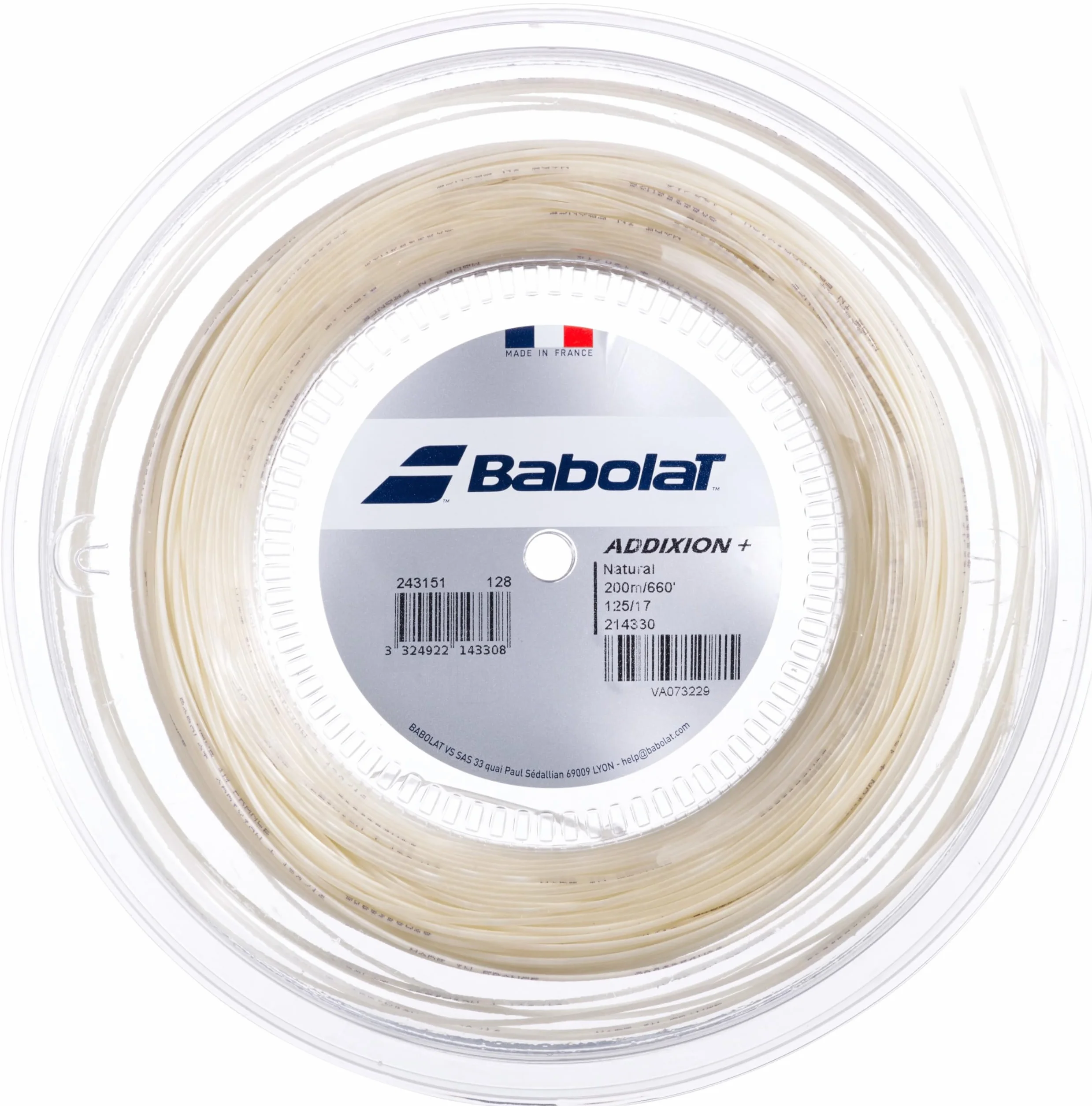 Babolat Addixion+ 200 M Squash Reel String 1.30 mm